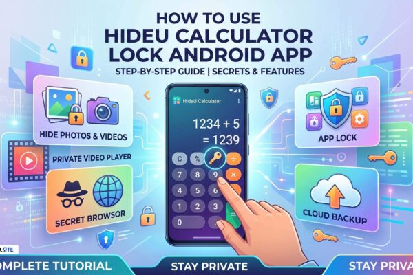 How to Use HideU Calculator Lock Android App
