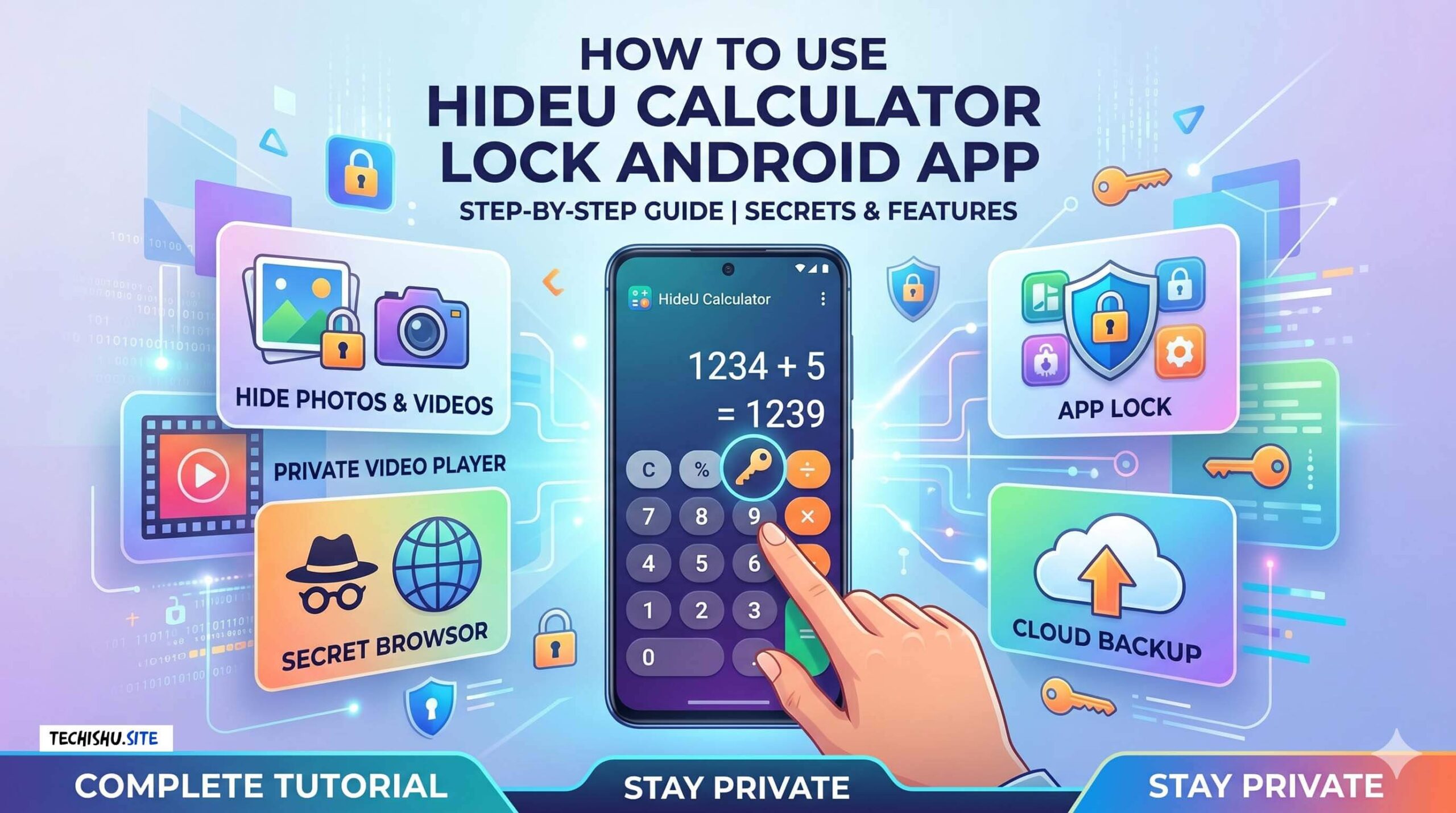 How to Use HideU Calculator Lock Android App