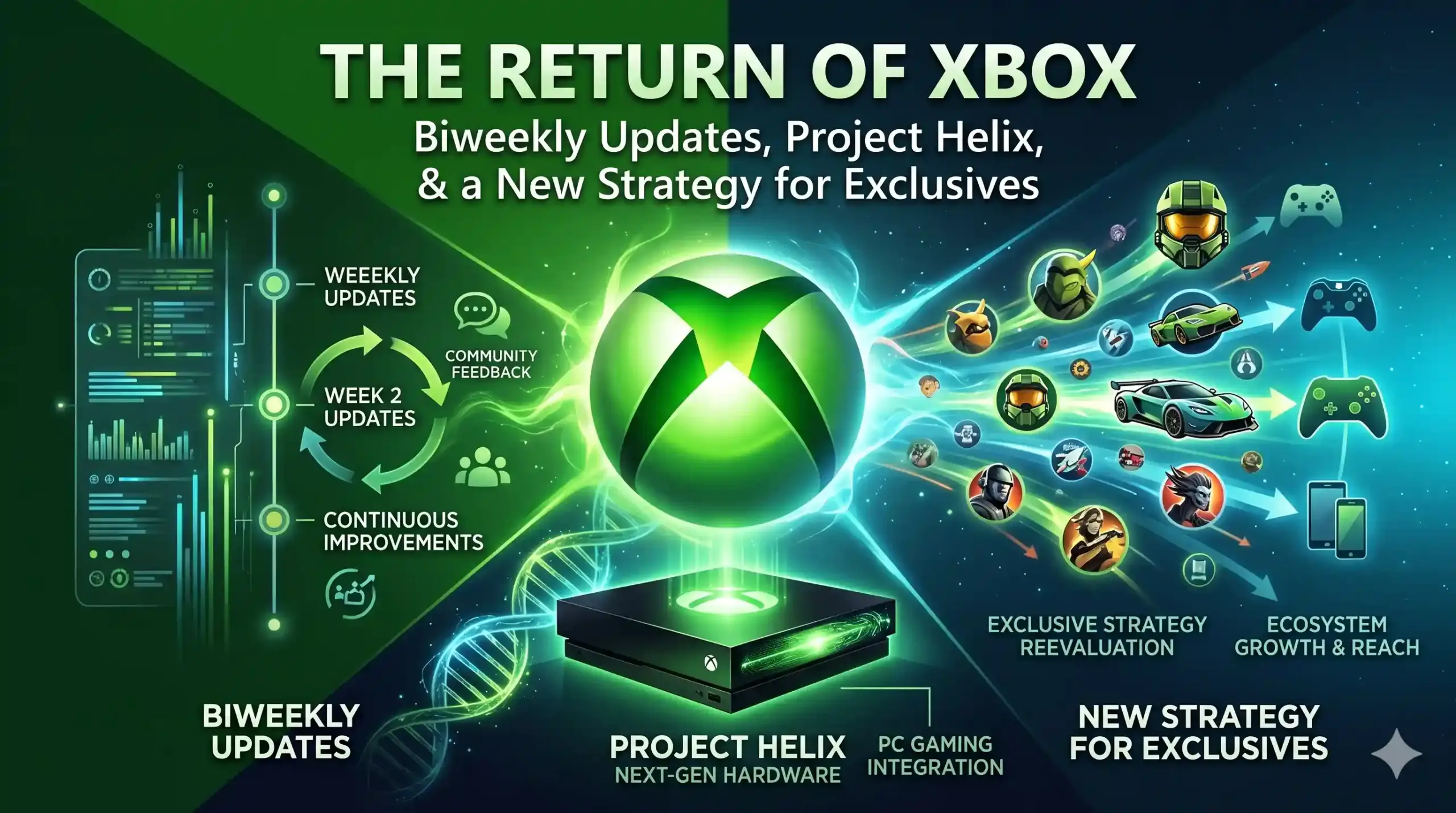 The Return of Xbox Biweekly Updates, Project Helix, & a New Strategy for Exclusives